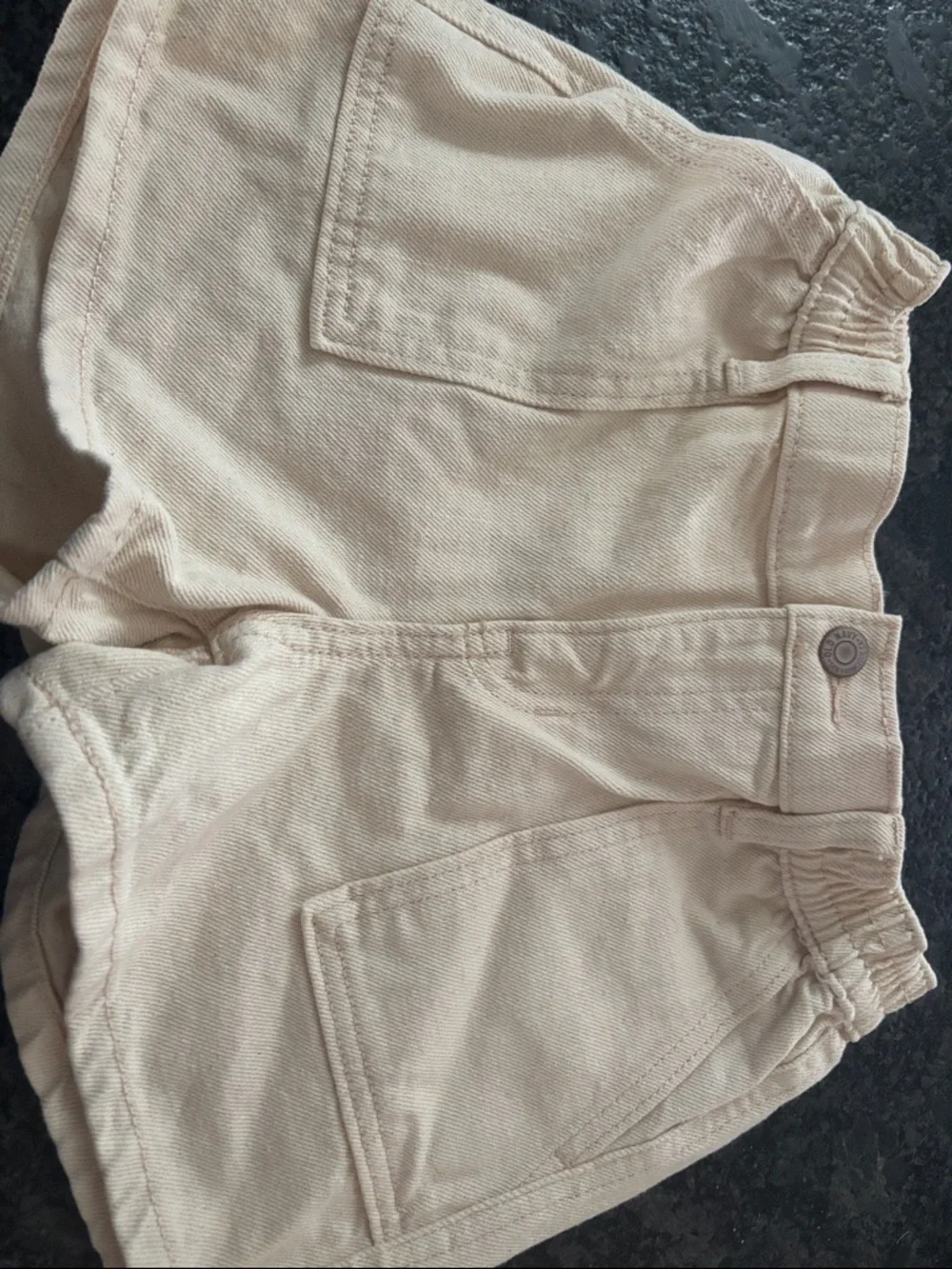 NWOT Old Navy Beige Elastic-Waist Shorts
